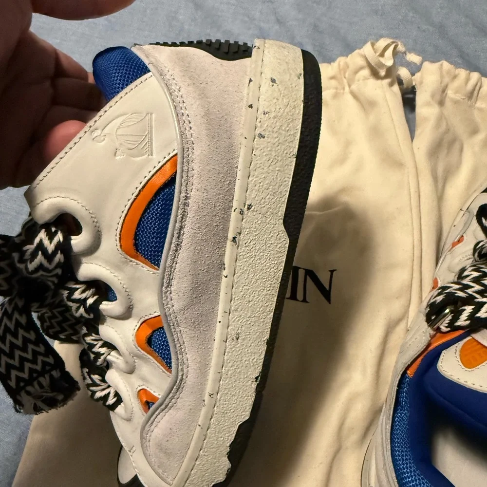 Lanvin Leather Curb Sneakers (EU 42) - Picture 6 of 9